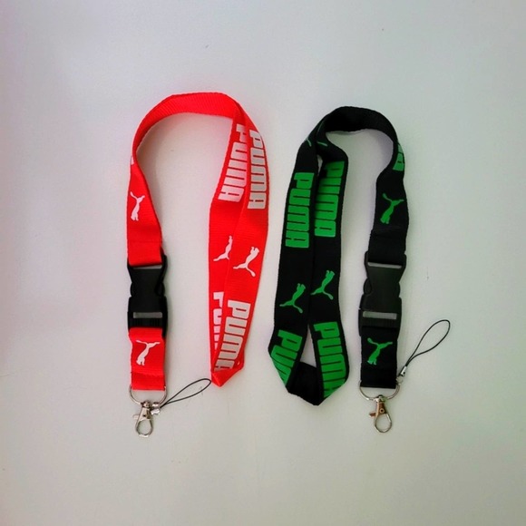 Z3. Best Sport Unisex Puma Combo C One Size Logo Lanyard with Metal Clip - Picture 1 of 12